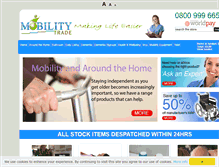Tablet Screenshot of mobilitytrade.co.uk